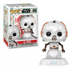Funko Pop. SW. Bobble Star Wars Holiday C-3PO Snowman (559)