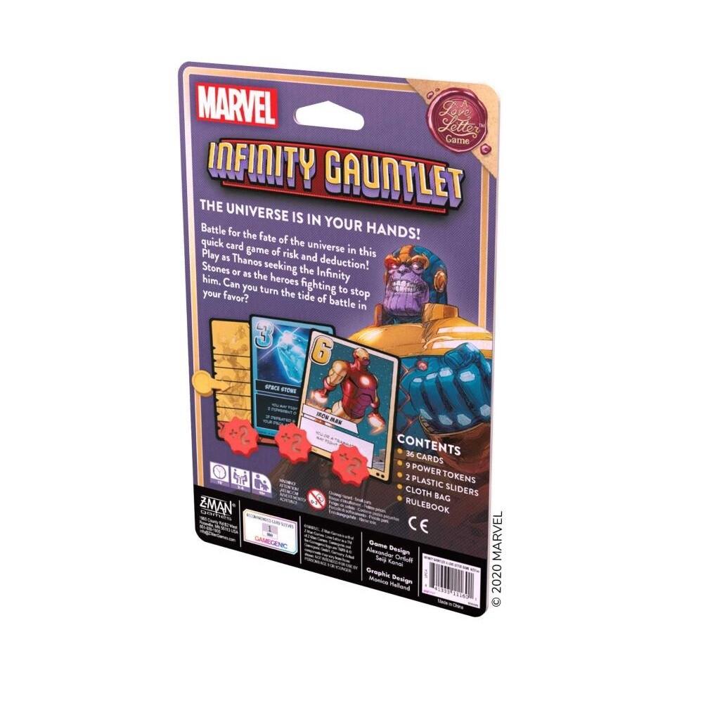 Infinity Gauntlet: A Love Letter Game. Тайное послание Марвел настольная  игра – купить в Екатеринбурге | Сто Игр