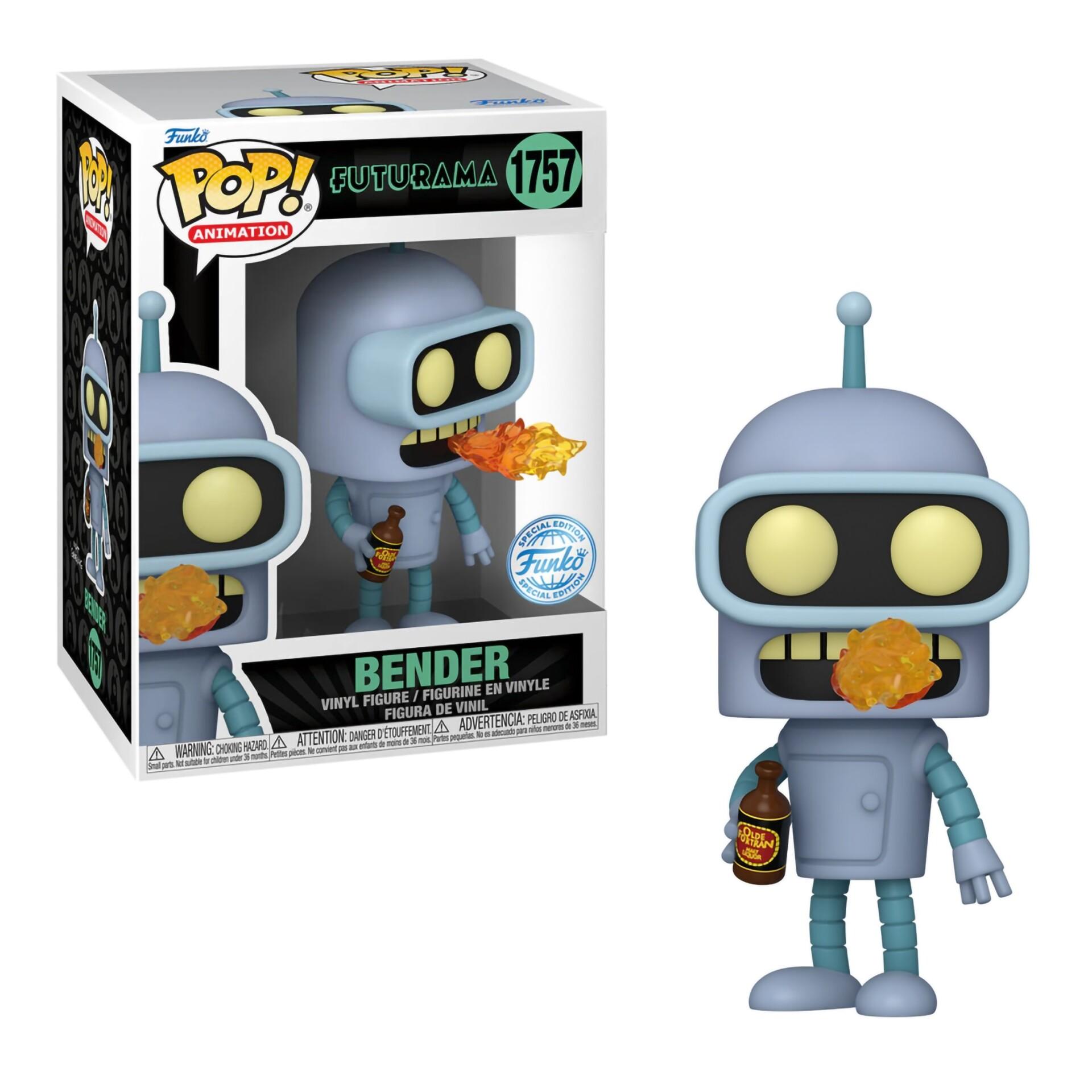 Funko Pop. Animation Futurama S4 Bender w/(GW) Chase (1757)