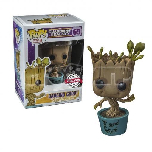 Funko Pop. Bobble Marvel Guardians Of The Galaxy Dancing Groot (Exc)