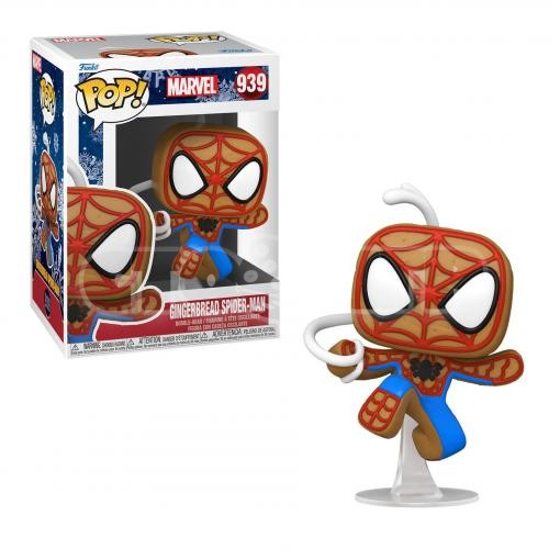 Funko Pop. Bobble Marvel Holiday Gingerbread Spider-Man