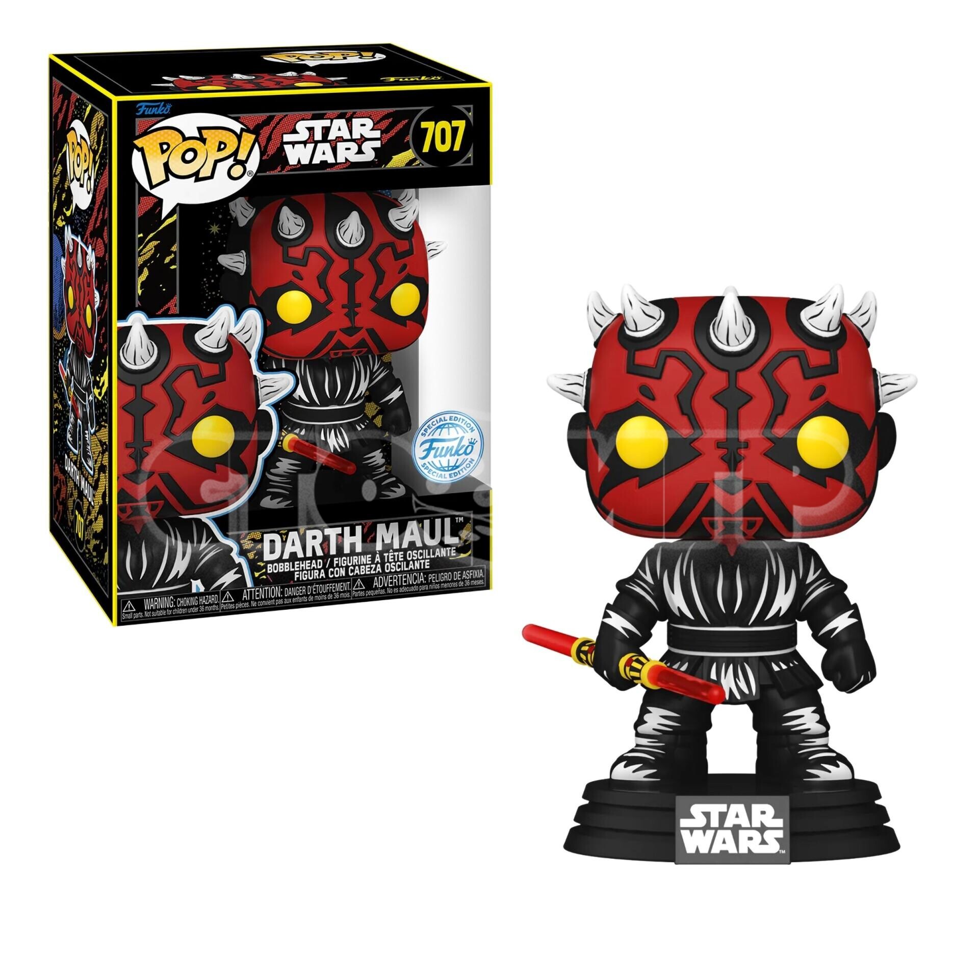 Funko Pop. SW. Bobble Star Wars Ep 1 TPM 25th Darth Maul (Retro) (Exc) (707)