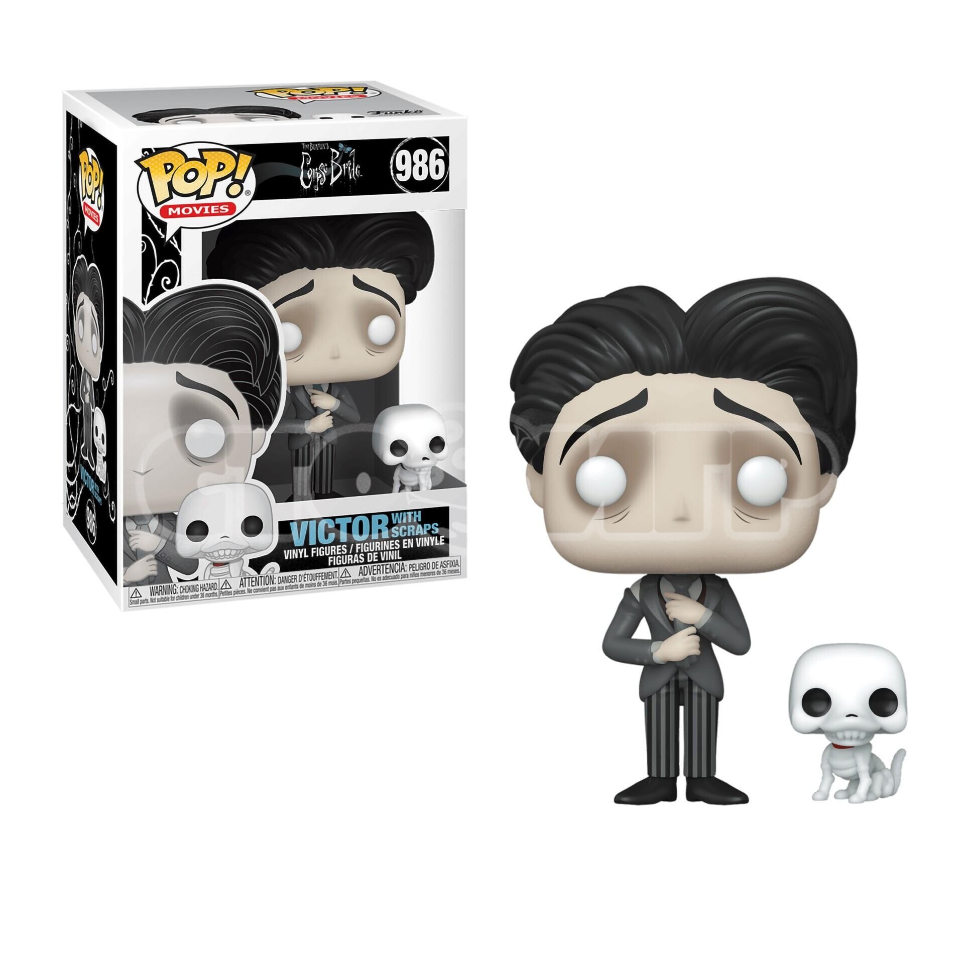 Funko Pop. Movies Corpse Bride Victor with Scraps (986)