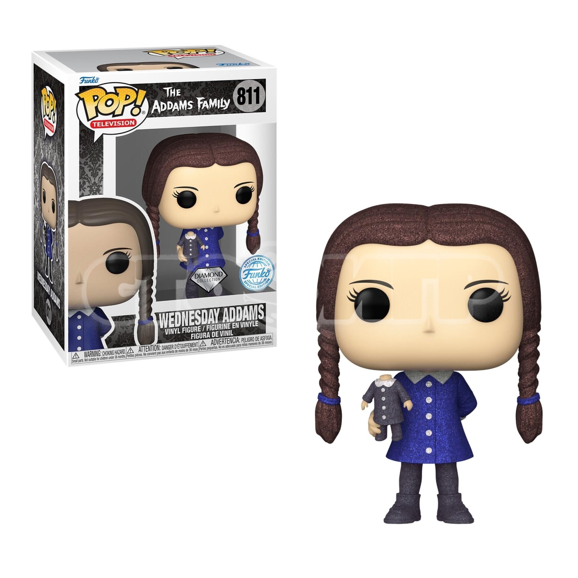 Funko Pop. TV Addams Family Wednesday Addams (DGLT) (Exc) (811)