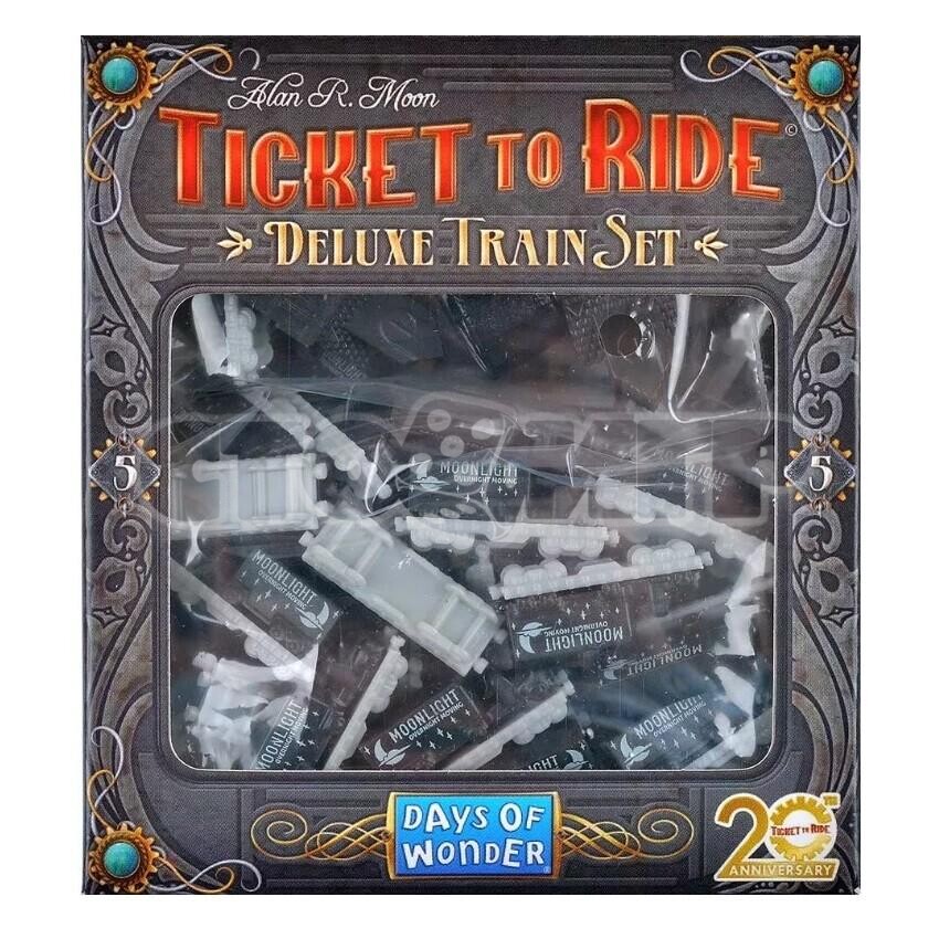 Ticket to Ride. Билет на поезд. Делюкс-набор вагонов (чёрный)