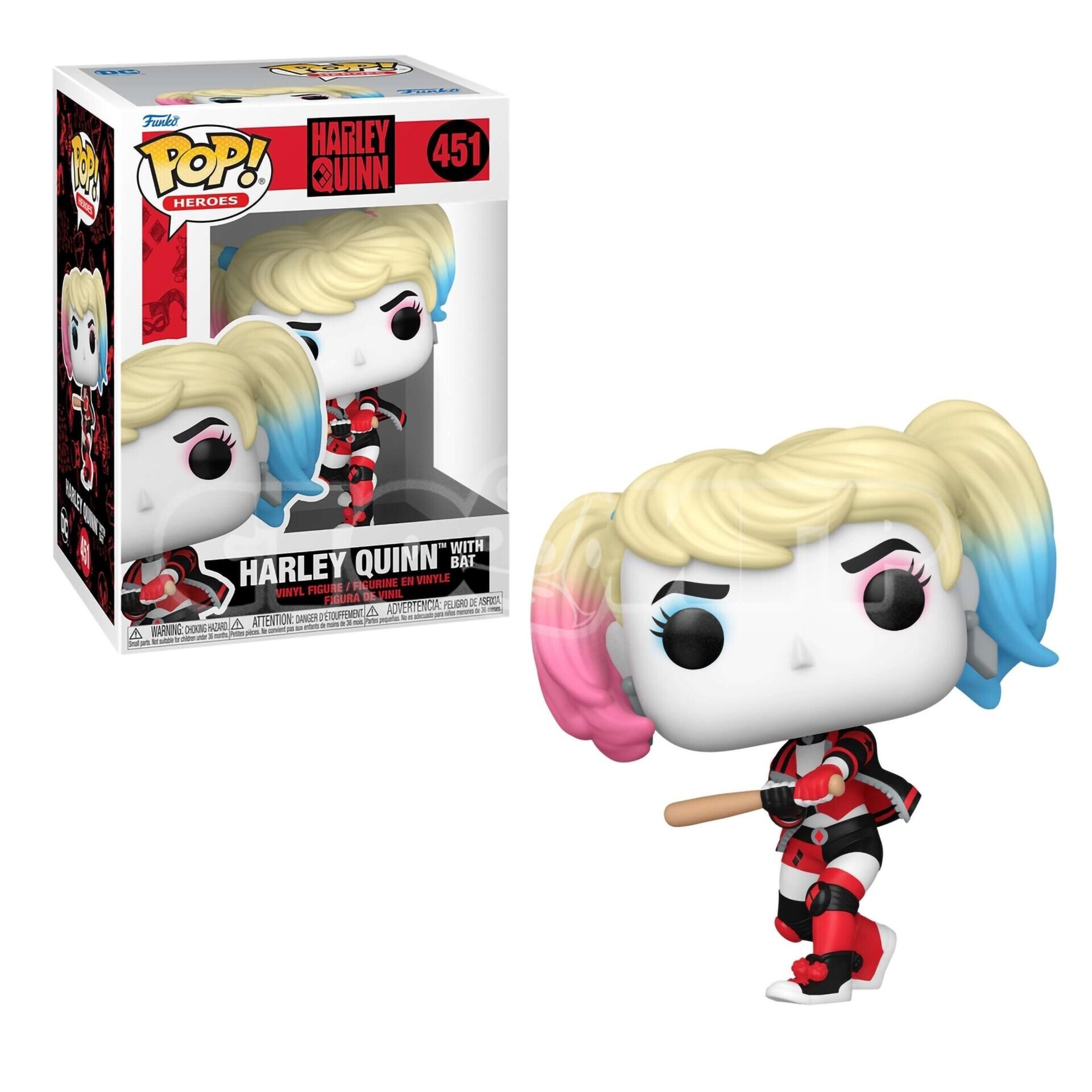 Funko Pop. Heroes DC Harley Quinn 30th Harley Quinn with Bat (451)