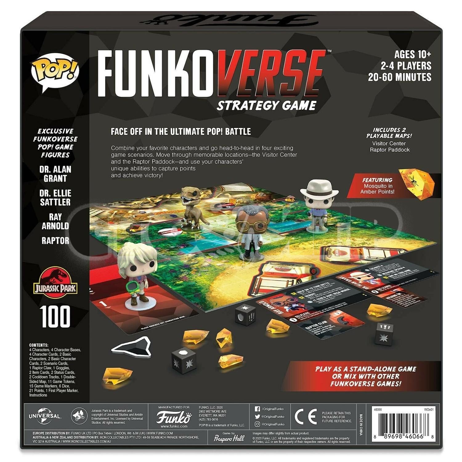 Funkoverse. Jurassic Park 100 Base Set