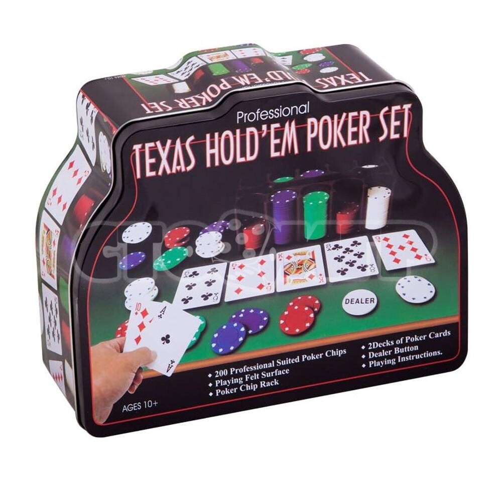 Покер 200 фишек Texas holdem poker set 200