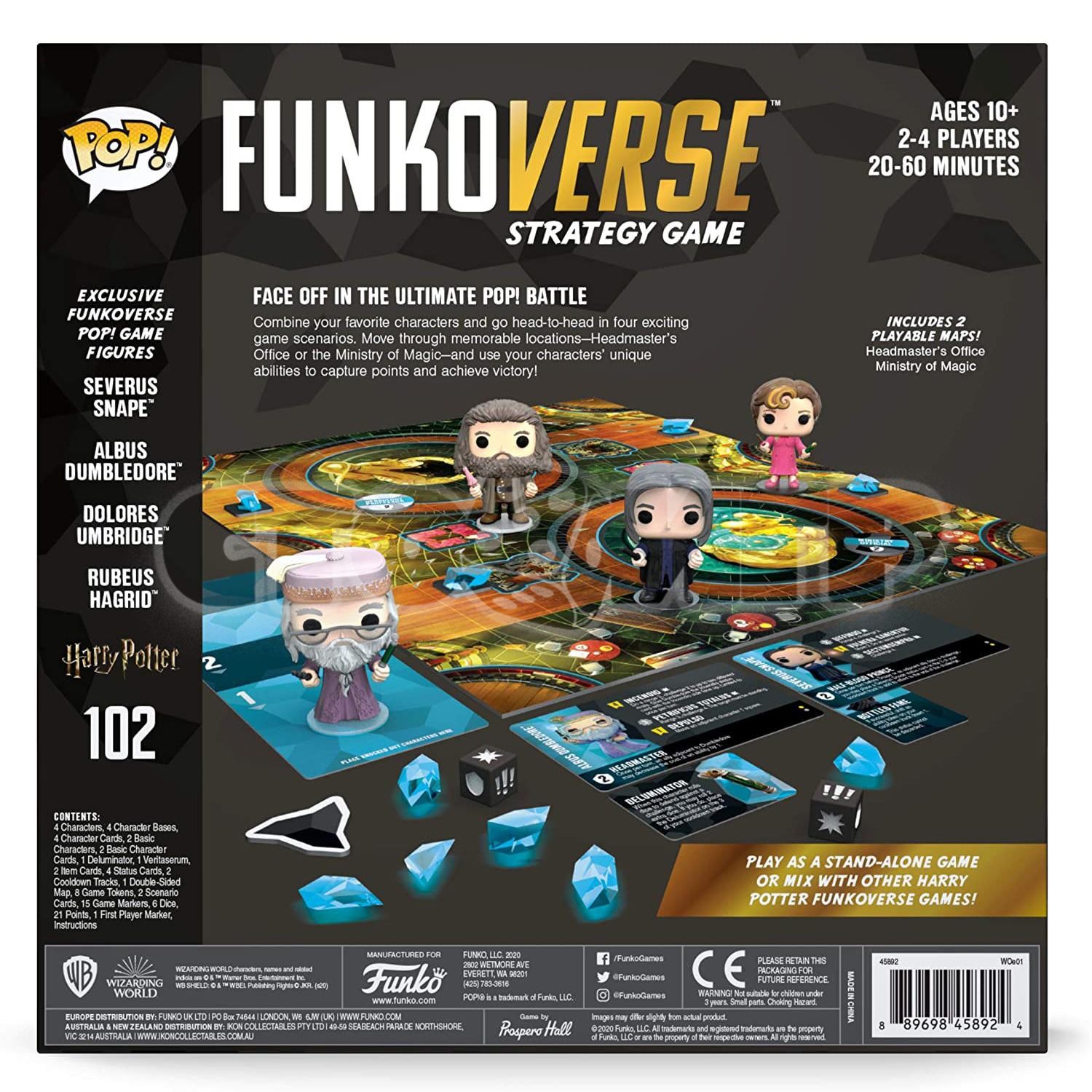 Funkoverse.  Harry Potter 102 4 Pack