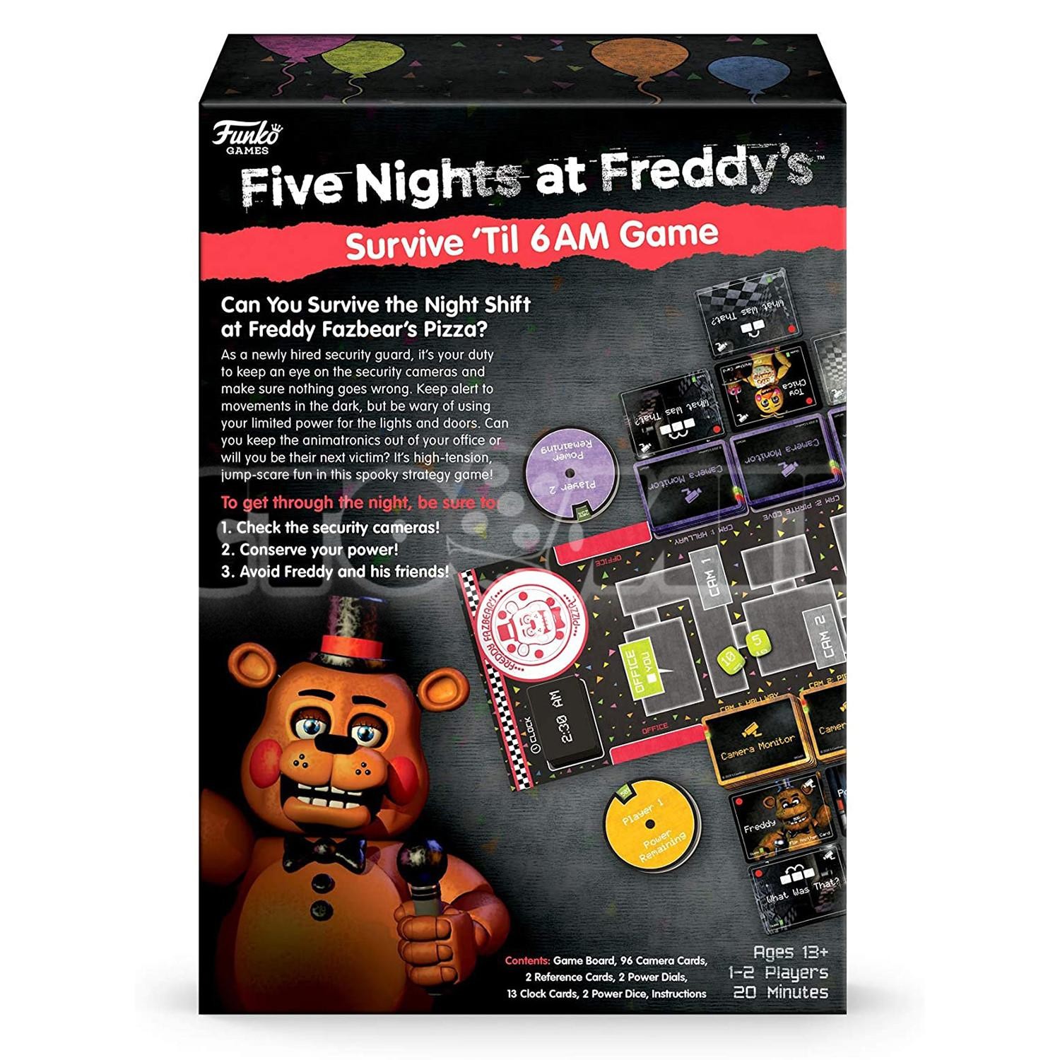 Funko Games Five Nights at Freddy's Survive 'Til 6AM Game