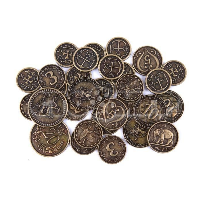 Комплект металлические монеты 