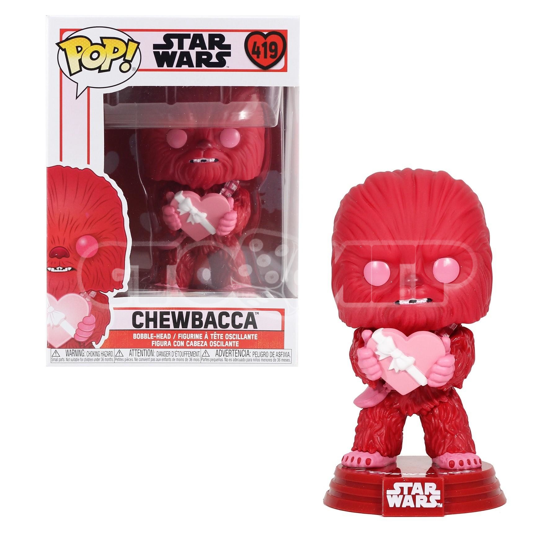 Funko Pop. Bobble Star Wars Valentines Cupid Chewbacca