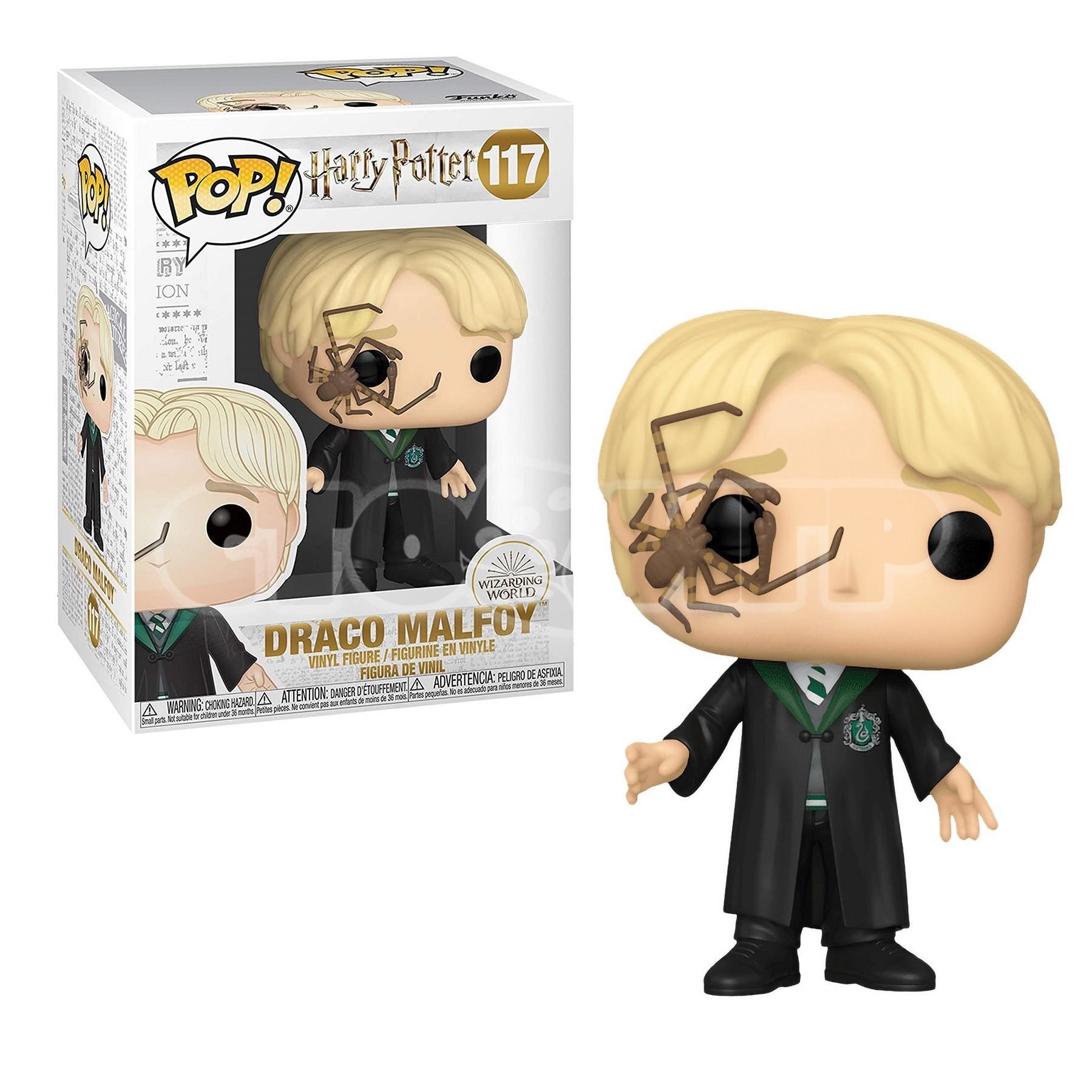 Funko Pop. HP. Harry Potter S10 Draco Malfoy w/Whip Spider (117)