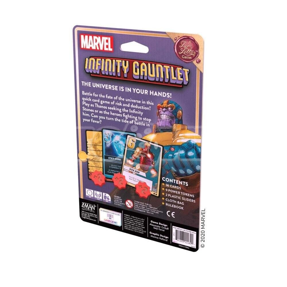 Infinity Gauntlet: A Love Letter Game. Тайное послание Марвел настольная  игра – купить в Екатеринбурге | Сто Игр