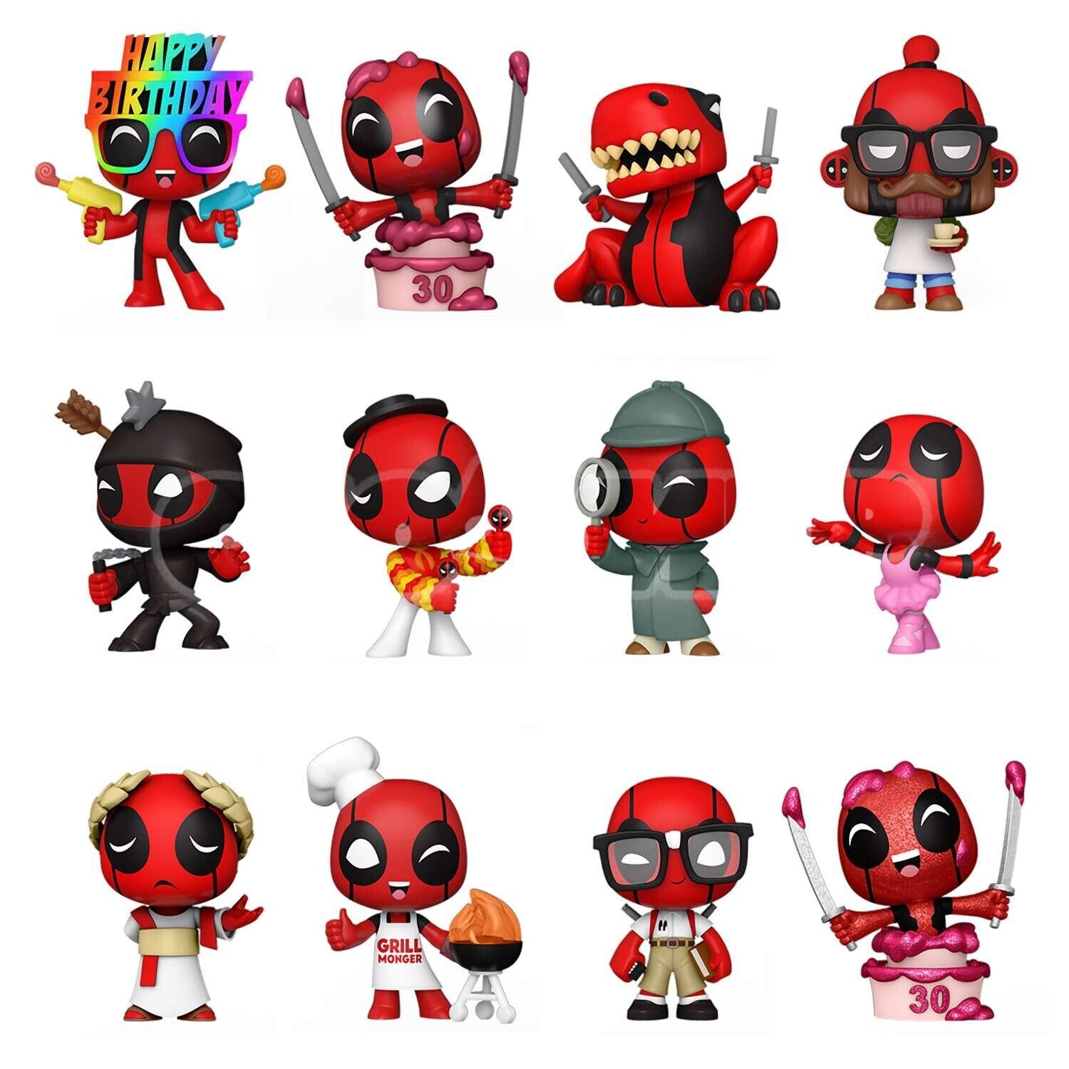 Funko Mystery Minis Marvel Deadpool 30th 1 штука в ассортименте (из 12)