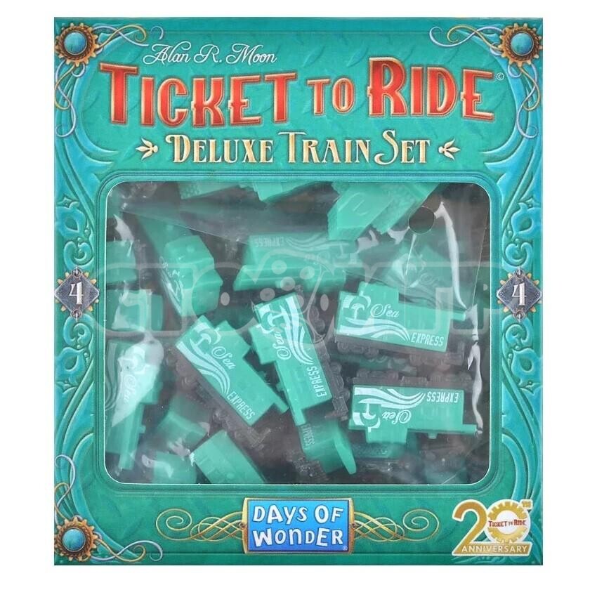 Ticket to Ride. Билет на поезд. Делюкс-набор вагонов (зелёный)