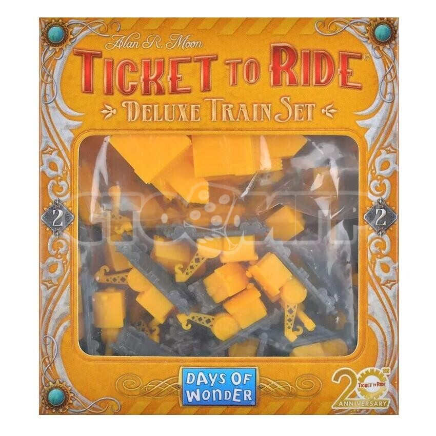 Ticket to Ride. Билет на поезд. Делюкс-набор вагонов (жёлтый)