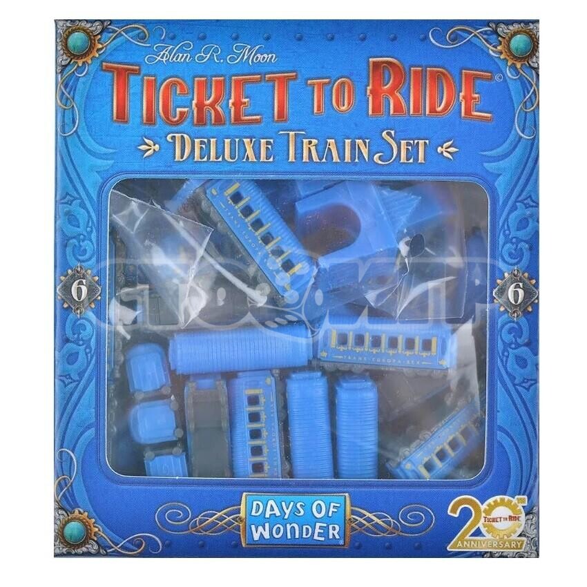 Ticket to Ride. Билет на поезд. Делюкс-набор вагонов (синий)