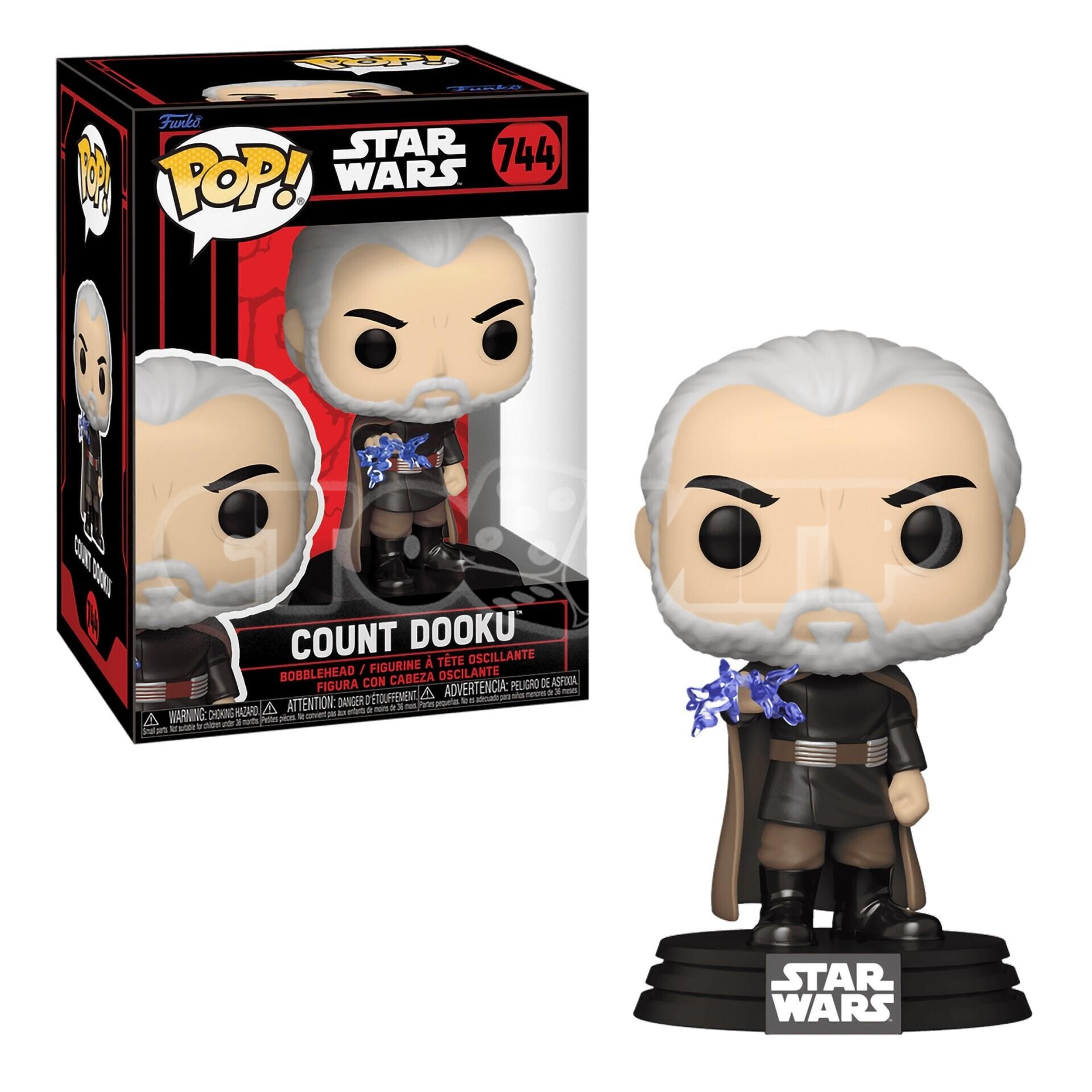 Funko Pop. SW. Bobble Star Wars Darkside Count Dooku (Force Lightning) (744)