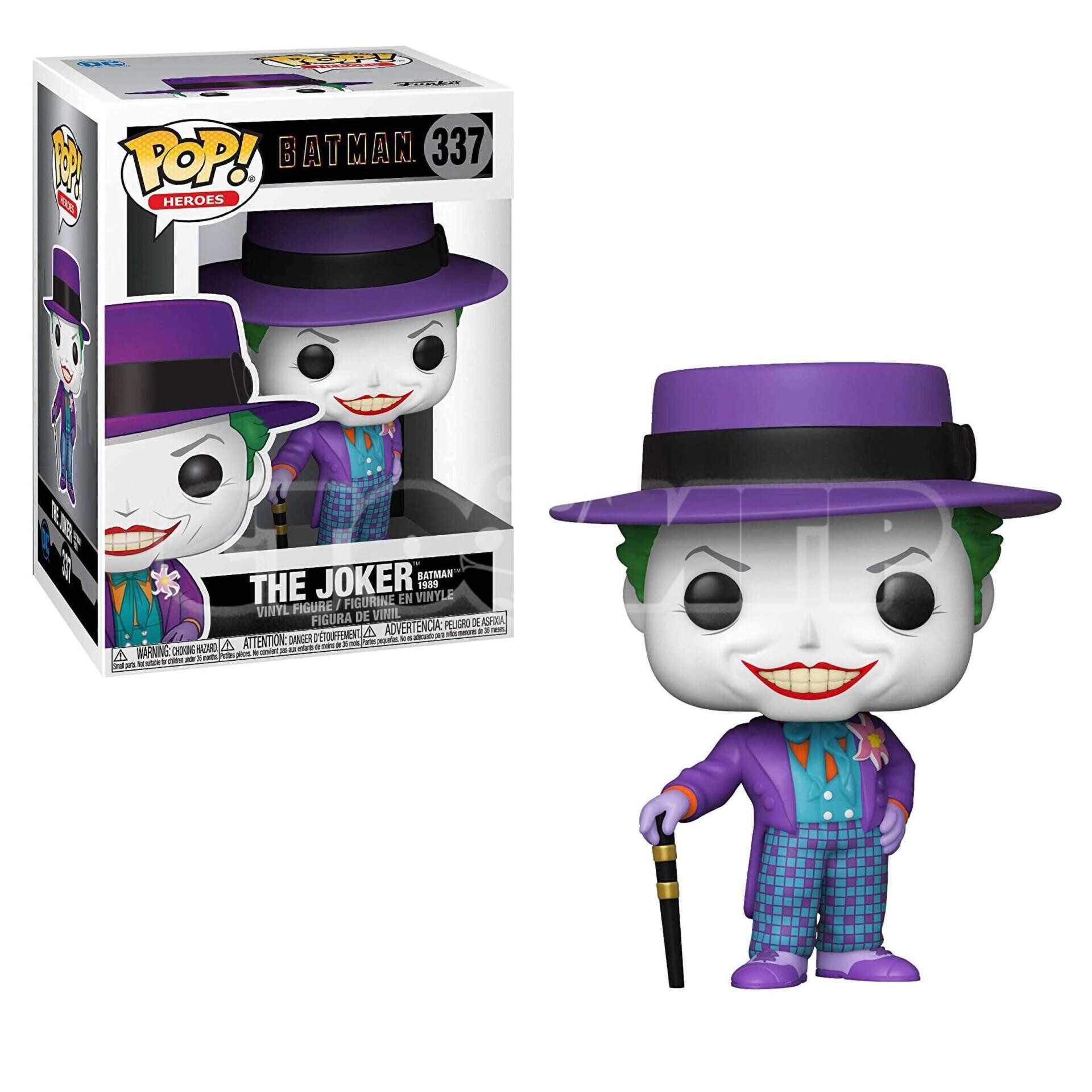 Funko Pop. Heroes DC Batman 1989 Joker w/Hat w/Chase (337)