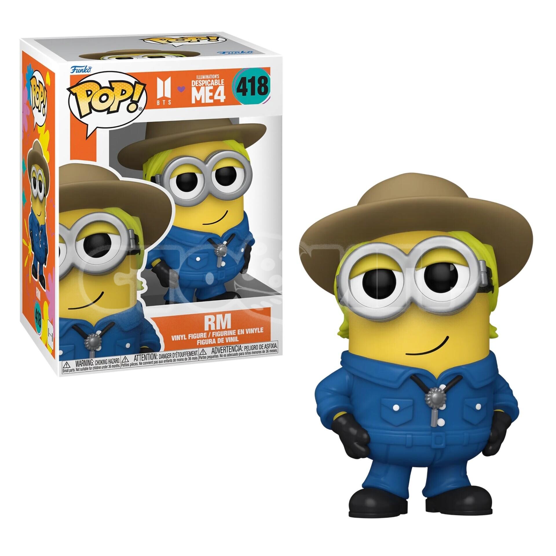 Funko Pop. Rocks BTS X Despicable Me 4 RM (418)